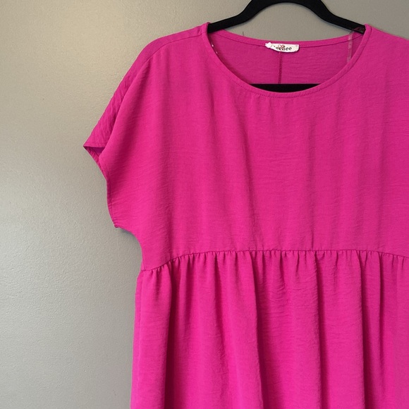 Pink Baby Doll Dress - Small - Picture 5 of 6